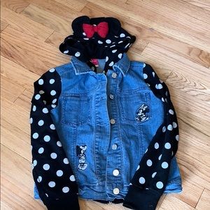 Girls Disney Minnie Mouse Jean Jacket